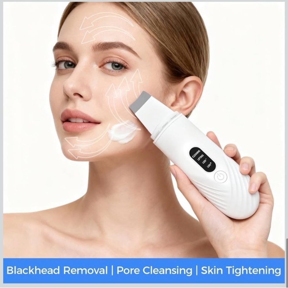 NEW Skin Scrubber Face Spatula, Blackhead Remover Tool for Facial Deep Cleansing - Picture 7 of 9